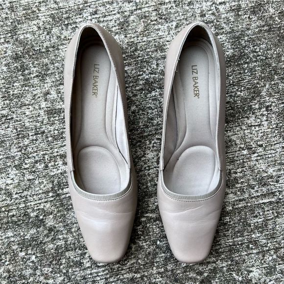 Liz Baker Women's Heel Slip on Leather Upper Tan Size 6.5‎ - Picture 3 of 8